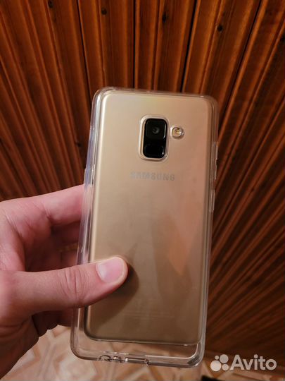 Чехол силиконовый samsung galaxy a8 2018 plus