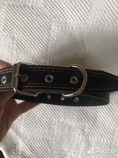 Новый Ошейник для собак кожаный
