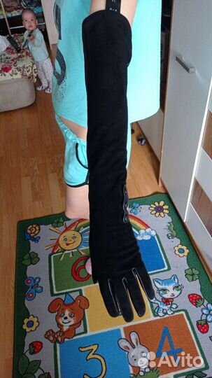 Перчатки женские кожаные 7.5