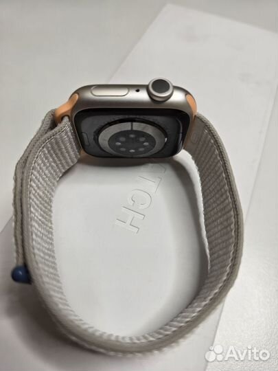 Часы apple watch 9 41 mm starlight