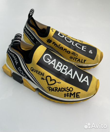 Текстильные кроссовки Dolce & Gabbana