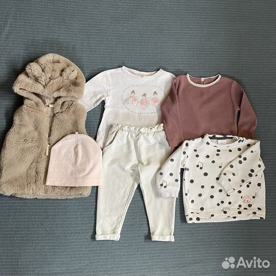 Комплект вещей на левочку 6-18 мес