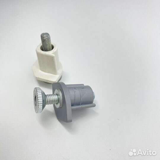 Ножка регулируемая серая для E1 90град. вико (заг