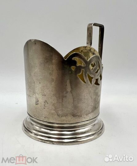 Подстаканник серебро 875 пр, тф7, 112 грамм