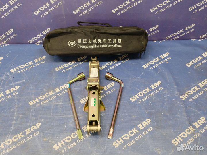 Домкрат с ключом 19mm