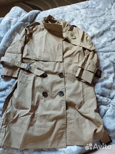 Плащ для девочки 122/128 новый Корея