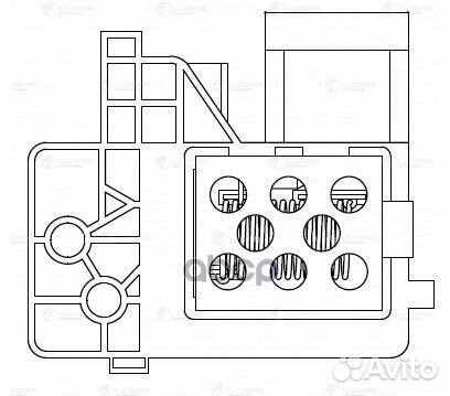 Резистор э/вент. охл. для а/м Лада Vesta (15)