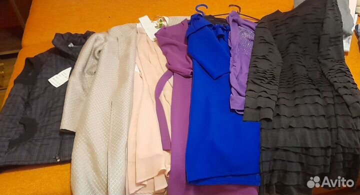 Вещи пакетом 42-44, платье, кофта, сапоги