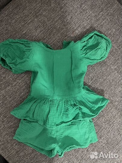 Муслиновый костюм для девочки