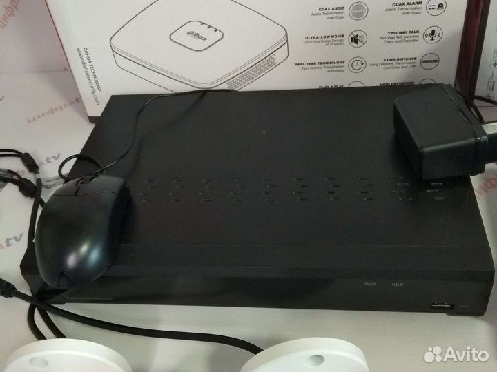 Комплект видеонаблюдения 19 камер с микрофоном