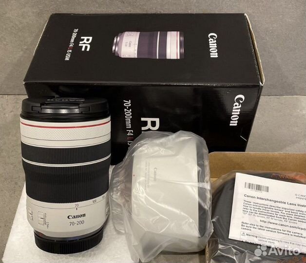 Canon RF 70-200mm f/4L IS USM, новый