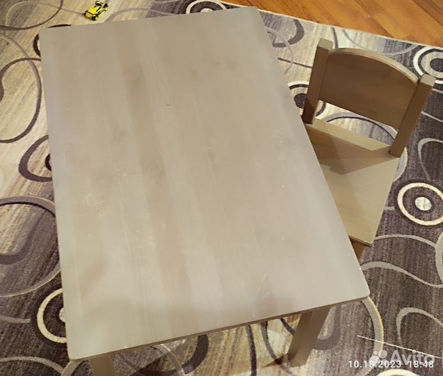Детский стол и стул IKEA сундвик