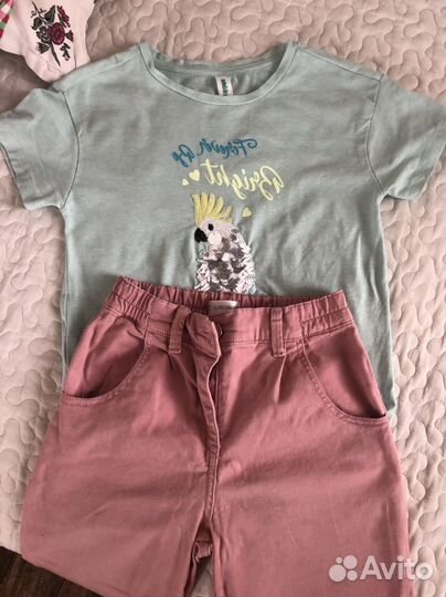 Вещи на девочку 128 134