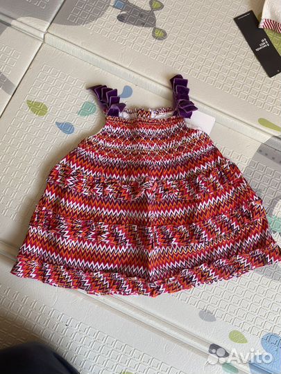 Платье в зигзаг