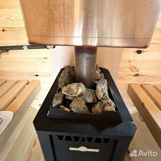 Баня на дровах на прицепе с доставкой