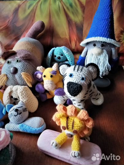 Вязанные игрушки.Гном, Драконы