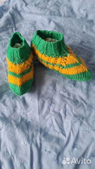 Пинетки вязаные детские, носочки, варежки