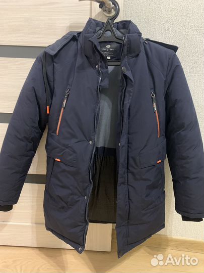 Теплая зимняя куртка для мальчика 164