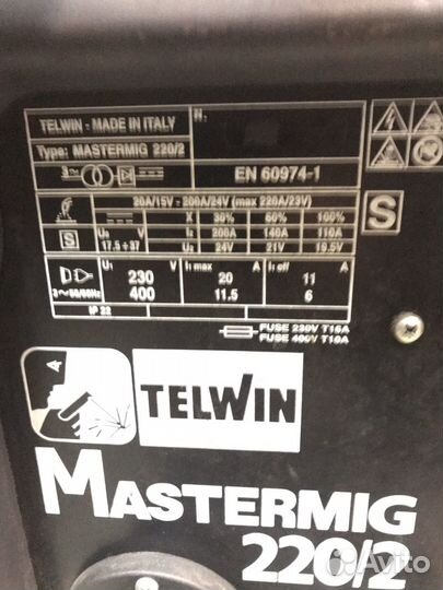 Сварочный полуавтомат бу Telwin 220/2