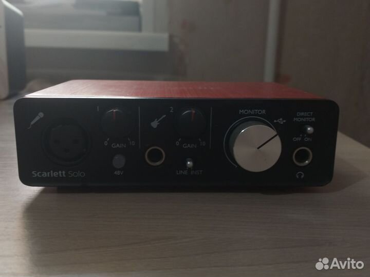 Внешняя звуковая карта focusrite solo 2nd
