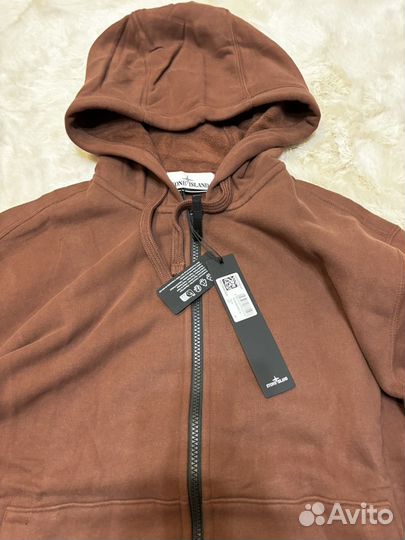 Зип худи Stone island brown оригинал