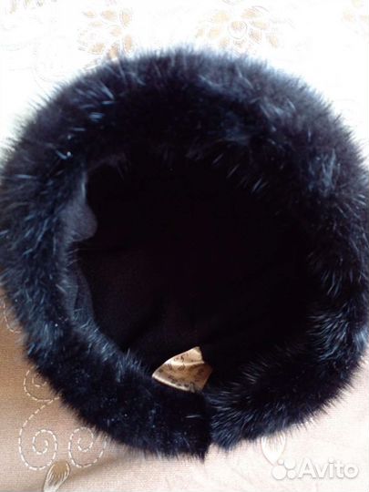 Шапка норковая женская