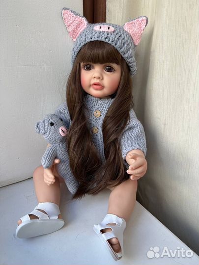 Кукла реборн силиконовая девочка
