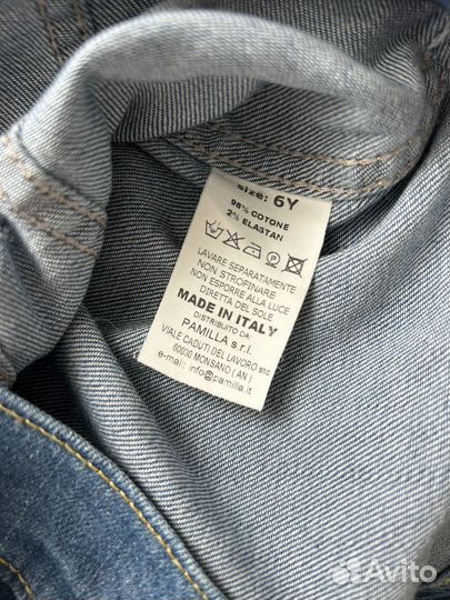 Куртка джинсовая для девочки 6 лет