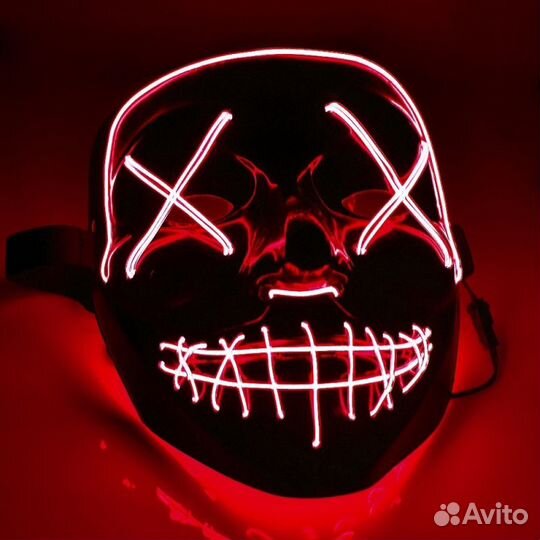 Неоновая маска Судная ночь