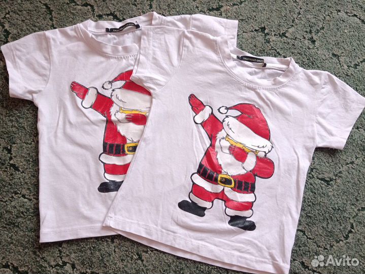 Белая футболка детская