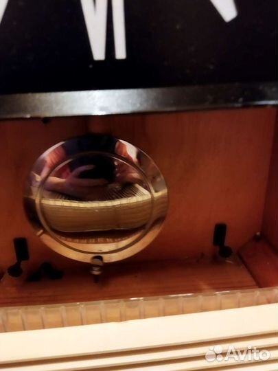 Антикварные часы Янтарь с боем (очз)