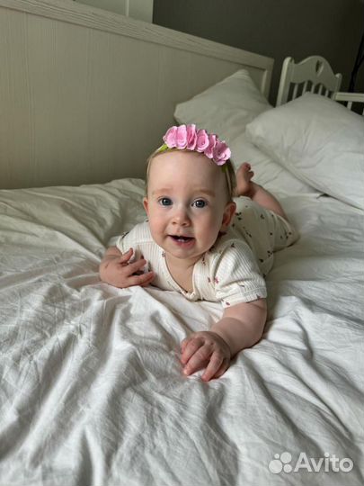 Повязка для волос для девочек с цветами гортензии