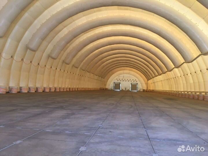 Некапитальный надувной Ангар -Быстровызводимый