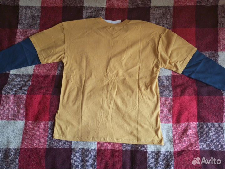 Новый лонгслив для мальчика 9-10 лет (134-140см)