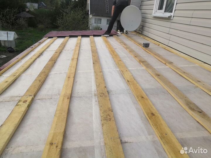 Крыша кровельные работы