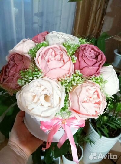 Букеты из мыльных цветов