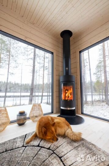 Модульный Финский дом баня не бочка из бруса viki