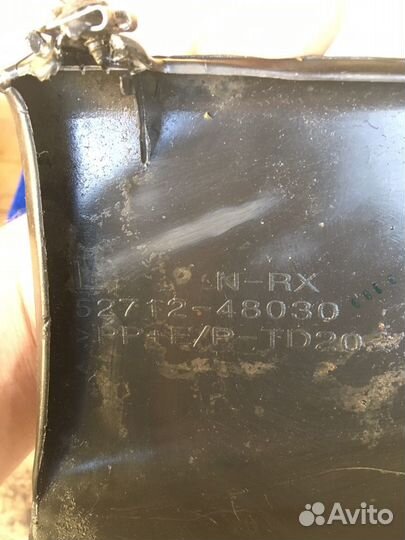 Накладка переднего бампера Lexus RX 3