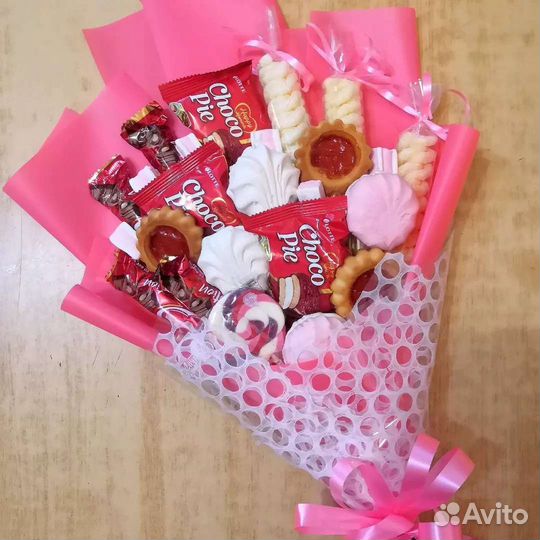 Сладкие букеты миксы