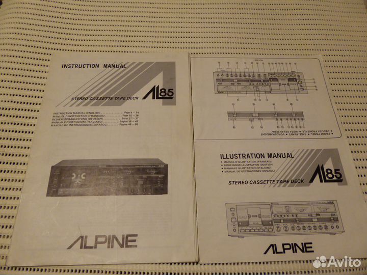 Кассетная дека Alpine AL-85