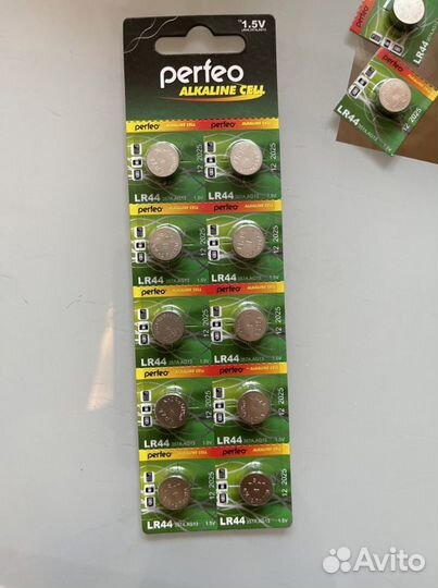 Батарейка литиевая LR44 1.5V Perfeo