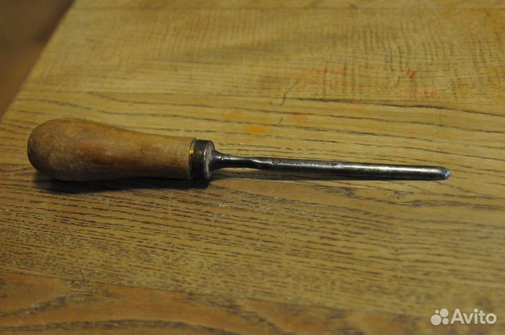 Старинный инструмент тесло топор стамеска Lema