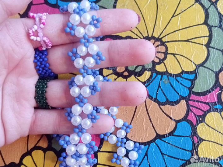 Чокер из бисера