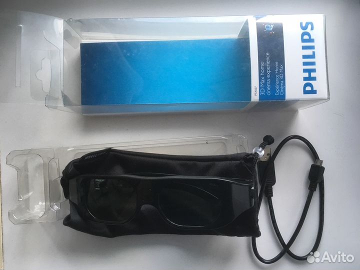 Две пары 3D очки Philips цена за все