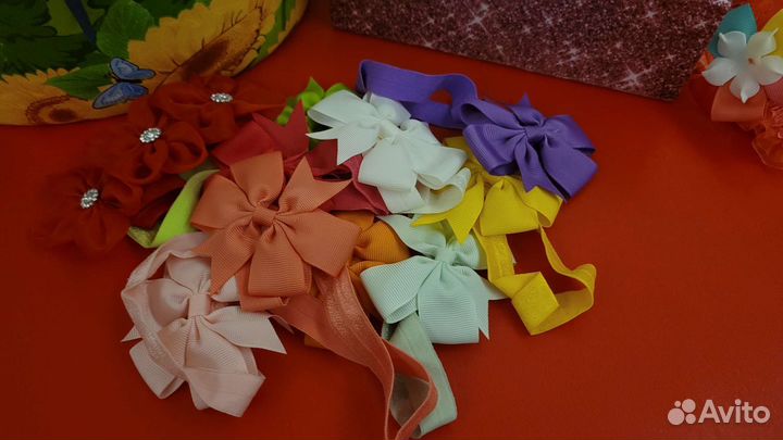Украшение для волос, банты, ободок