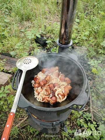 Чугунный казан