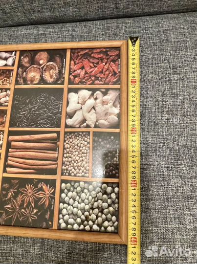 Панно / постер в деревянной раме под стеклом