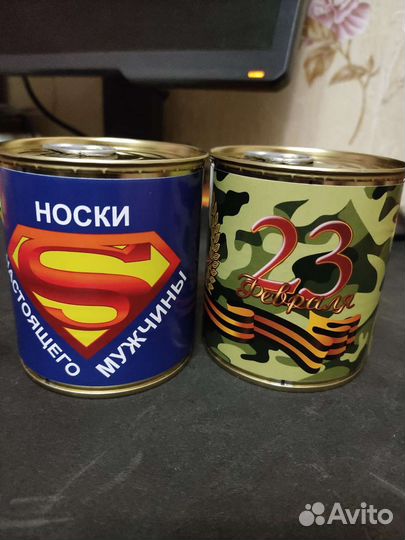 Подарок, Носки в банке, с 23 февраля,с 8 марта