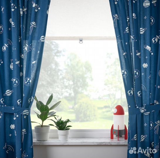 Светодиодная настольная лампа Ракета IKEA Икеа