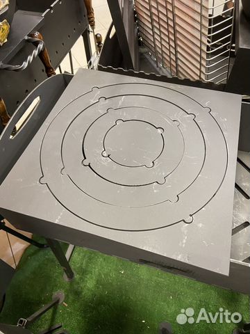 Плита стальная под казан на мангал